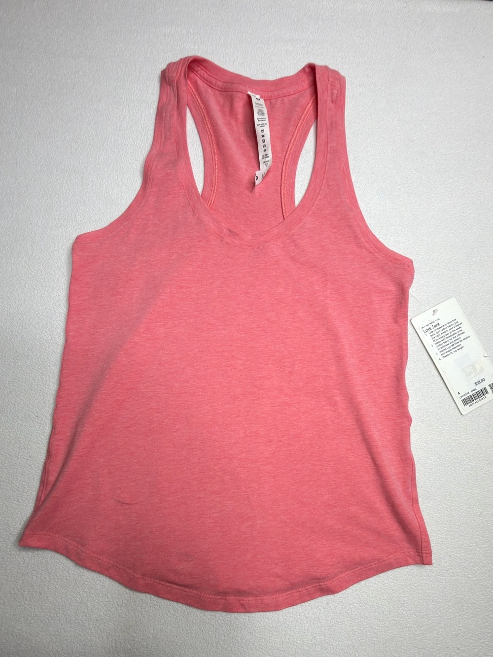Lululemon Love Tank Top•Heathered Raspberry Cream - Picture 4 of 12
